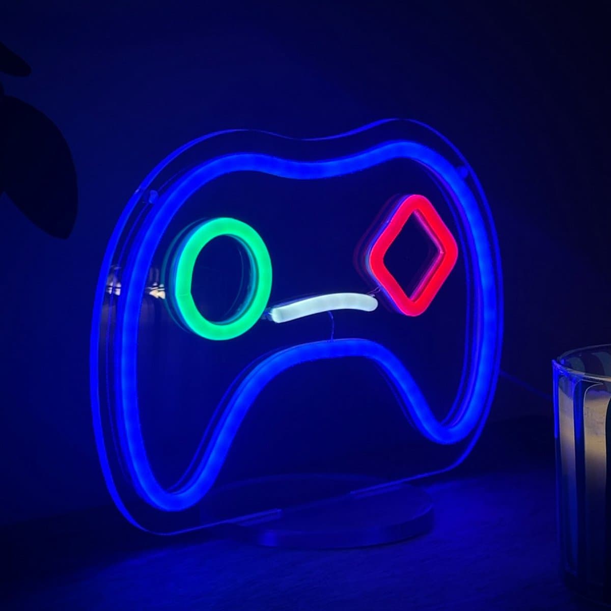 Neon Lamp - Game Controller - Staand - Dimbaar - USB - Tafellamp - Neon Sign - Neon Verlichting - Neon Led Wandlamp
