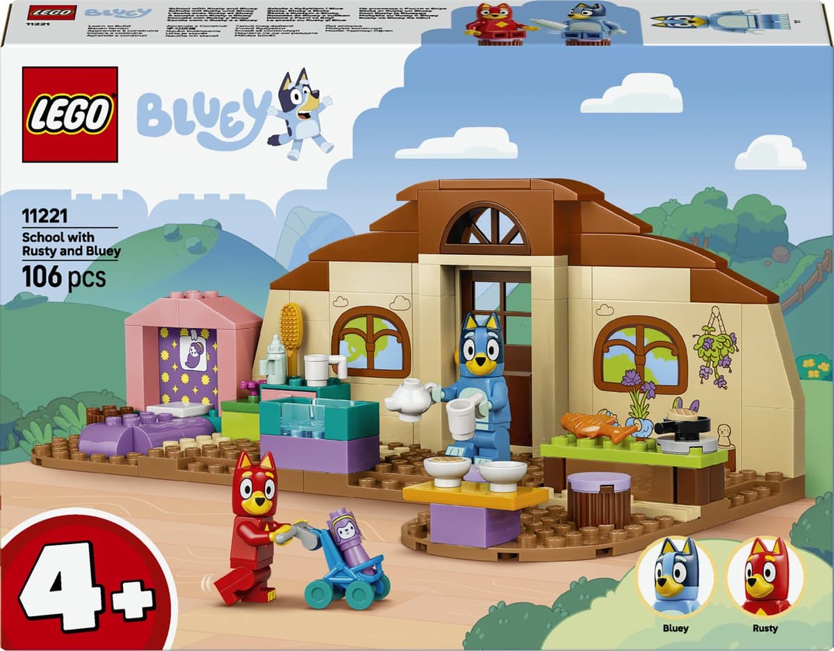 LEGO® Bluey School met Rusty en Bluey bouwspeelgoed 11221