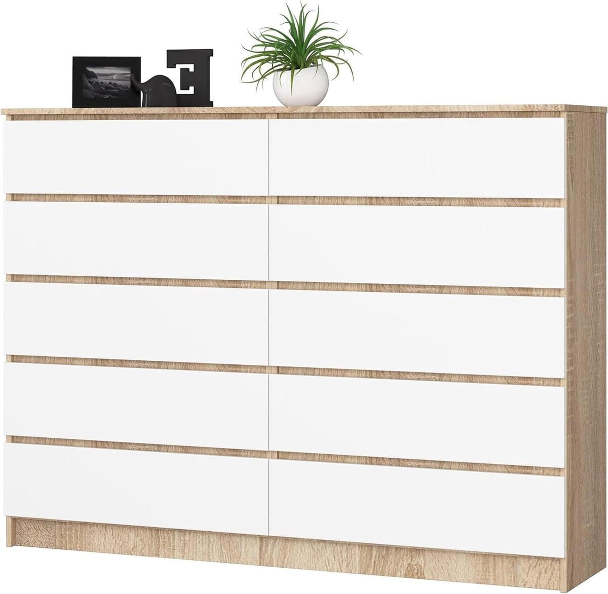 Commode met 10 laden - Dressoir Kast - Opbergen van spullen - 10 schuifladen