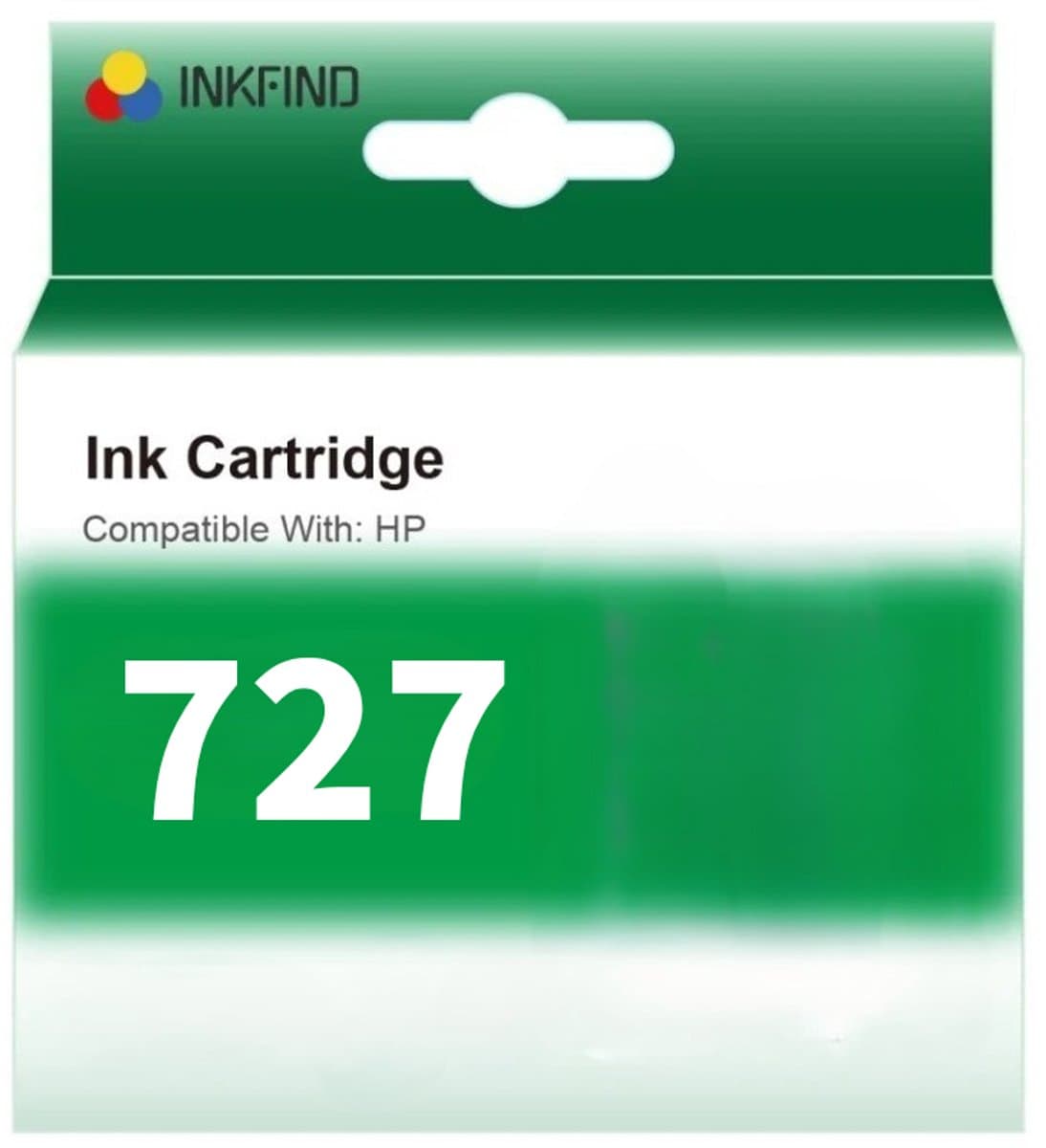 INKFIND 727 foto Zwart vervangt HP727 HP 727 (B3P23A) inktcartridge foto zwart hoge capaciteit - 1-pack Photo Black