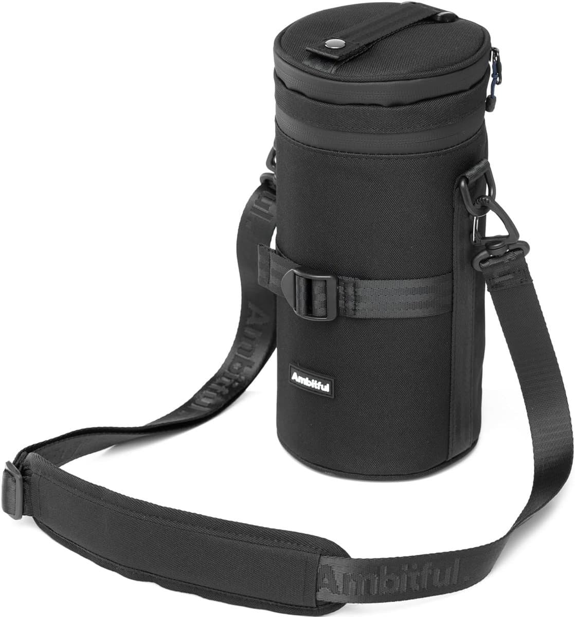 Dikke camera lens pouch met water-, stof- en schokbescherming voor DSLR lenzen van Sony, Nikon, Canon en Fujifilm, geschikt voor lenzen tot 30 cm