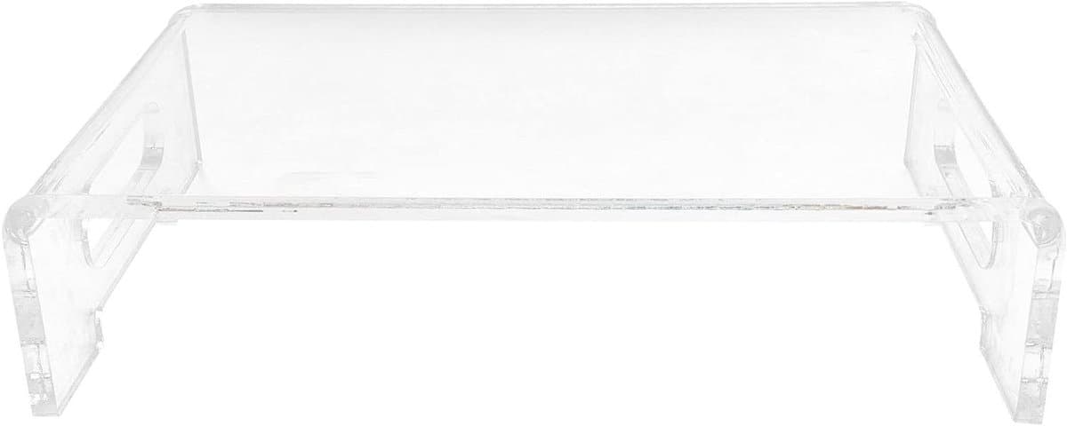 Monitor Stand Riser van Acryl voor Thuiskantoor - Multifunctioneel en Transparant