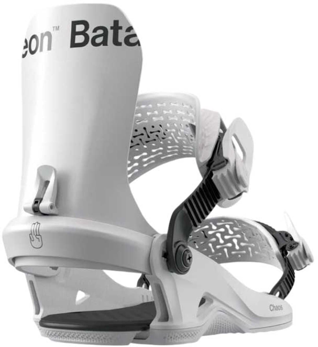 Bataleon Chaos Heelwarp Snowboardbindingen Zilver M-L