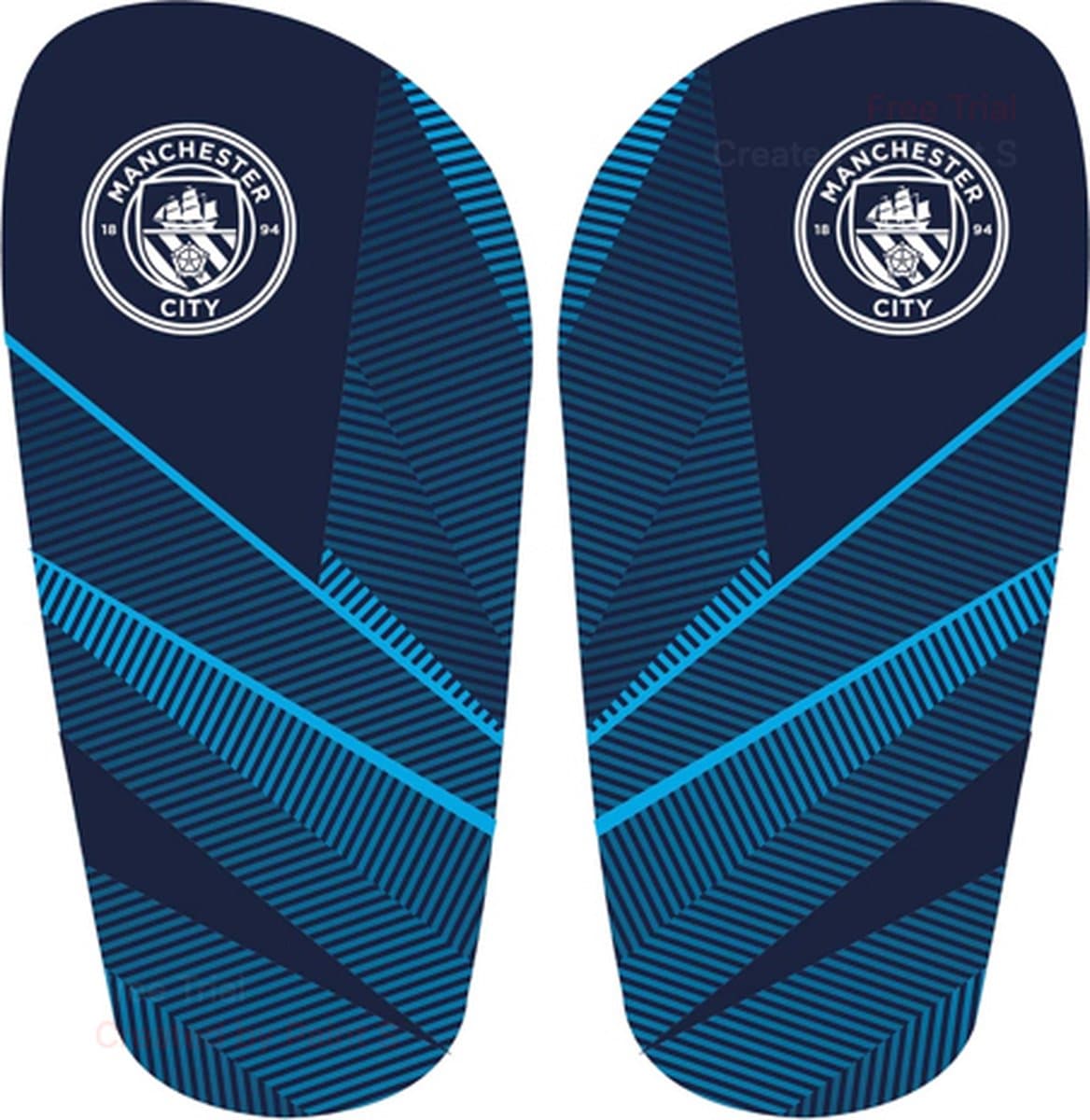 Manchester City - instap scheenbeschermer - maat junior - lichaamslengte 120-150 centimeter