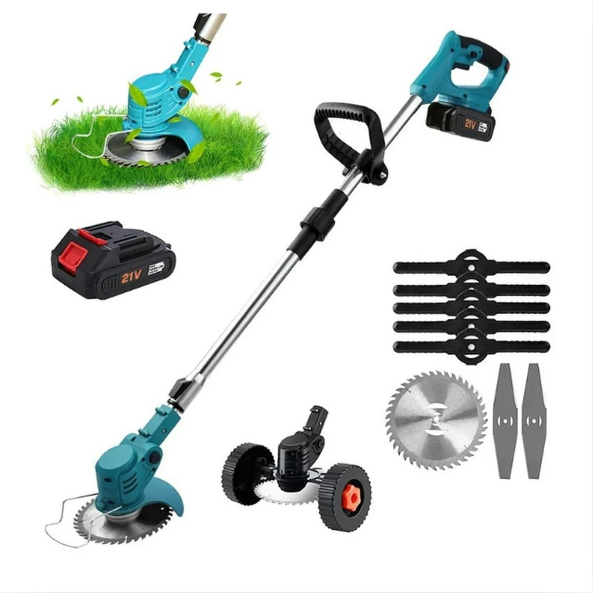 Kantenmaaier - Kantenmaaier met Accu voor Nauwkeurig Snoeien - Grastrimmers met Accu voor Efficiënt Gebruik - Verstelbare Lengte
