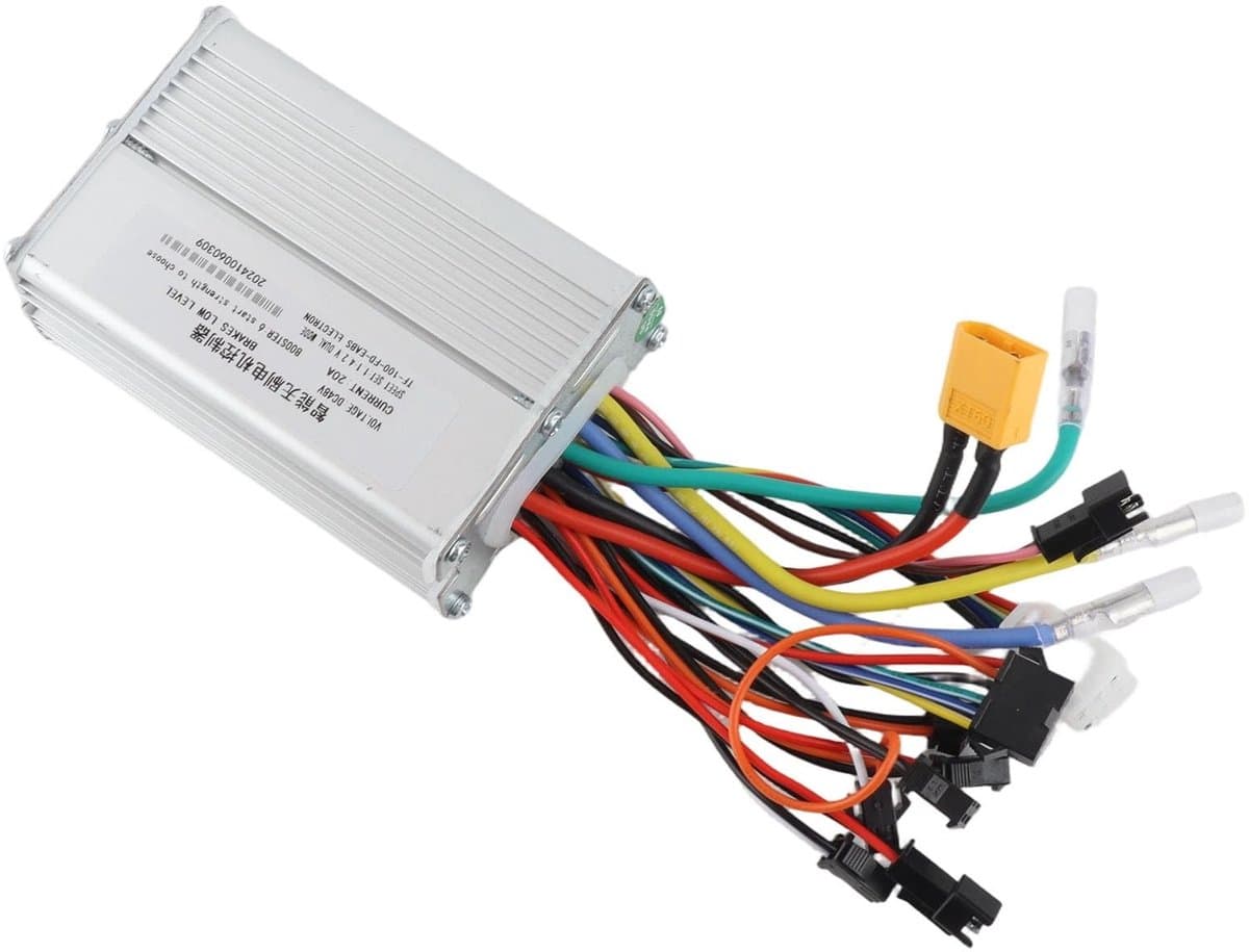 Dailygoods - Borstelloze Controller - Elektrische Scootercontroller - Krachtige prestaties - 48V 20A - Voor M4 - Compacte afmetingen - Ideaal vo...