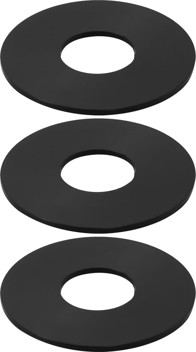 Dailygoods- Toiletklep Vervangingsset - 3 X Toilet Valve Seal - Rubber - 63,7 mm Buitendiameter - Waterdicht - Compatibel met Caroma - Toiletafdichting
