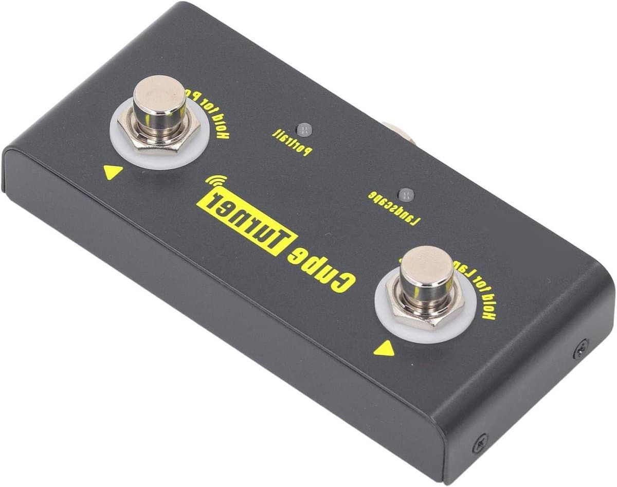 Pagina Turner Pedaal - Muziek Controller - Muziek Uitvoeren - Draadloze Bediening - 10 Meter Bereik - Zwart