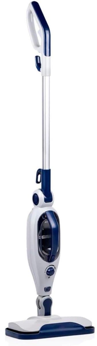 KIRA® Dweil Elektrisch - Dweilsysteem voor Harde Vloeren - Compact Dweilsysteem - Wit/Blauw - 7cm x 15cm x 10cm