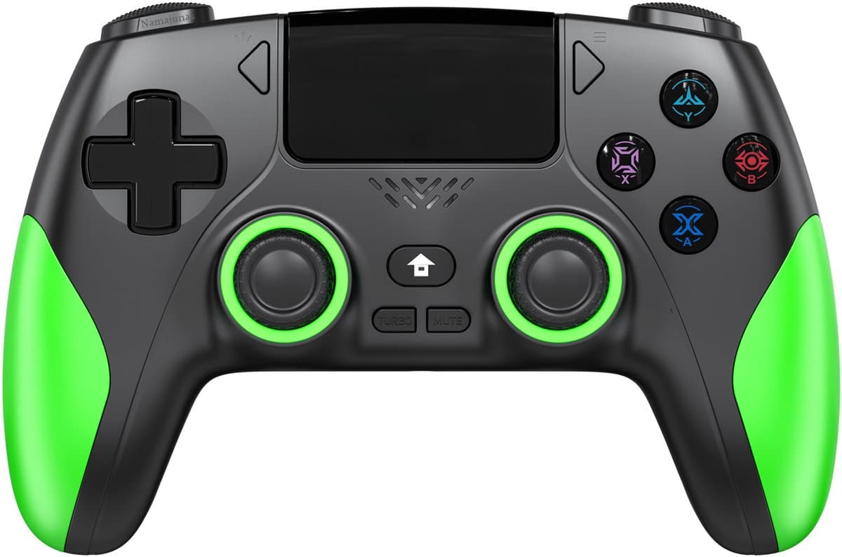 Namajunas - Draadloze Controller geschikt voor PS4/Pro/Slim/PC - Bluetooth gamepad - Geschikt voor Playstation 4 - Zes-assige sensor - Geschikt voor Nintendo Switch - LED-lichtbalk en touchscreen-functionaliteit - Audio Jack Input - Gaming Accesoires