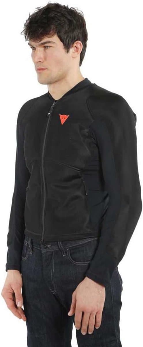 Veiligheidsvest 2.0 met Pro-Armor Bescherming voor Motorrijders - Zwart - Maat L