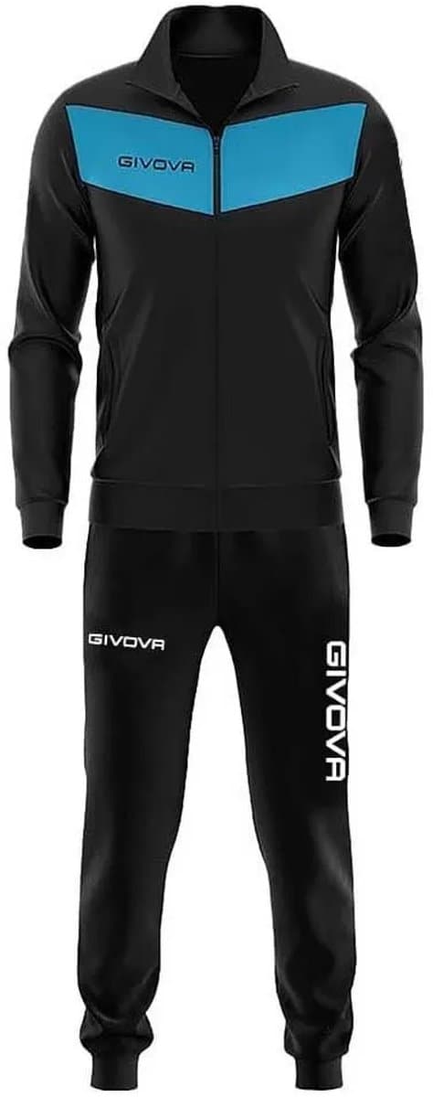 Givova Visa Trainingspak Zwart 5XL Man,Vrouw