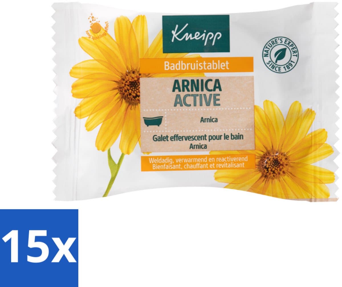 Kneipp - Badbruistablet - Arnica - Bulkverpakking - 15 stuks