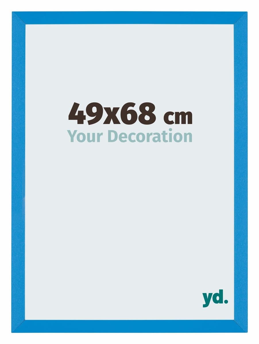 Your Decoration - Puzzellijst 49x68 cm - Helder Blauw - Puzzellijst 500-1000 stukjes - MDF Fotolijst - Mura