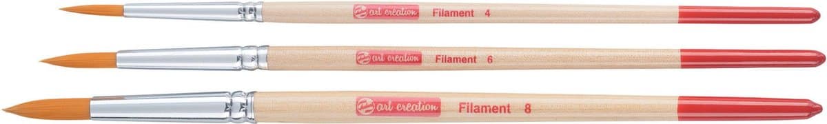 TAC AQUARELPENSELEN POLYEST 3X