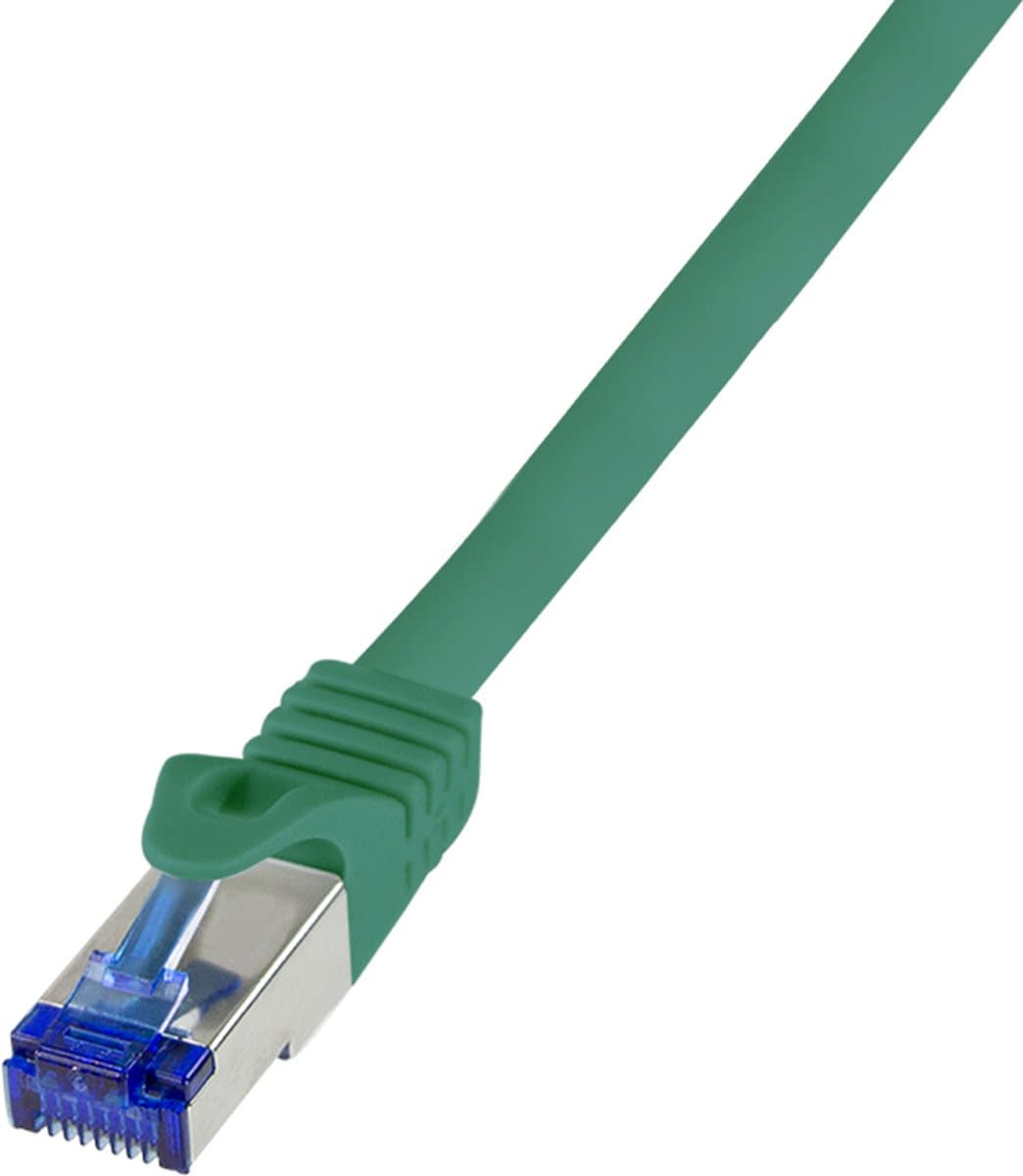 LogiLink C6A085S RJ45 CAT 6A S/FTP 7.50 m Groen 1 stuk(s)