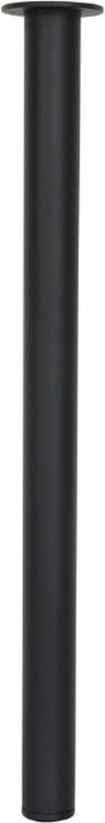 IVOL Zwarte Tafelpoot Rond - 80 x 720 mm