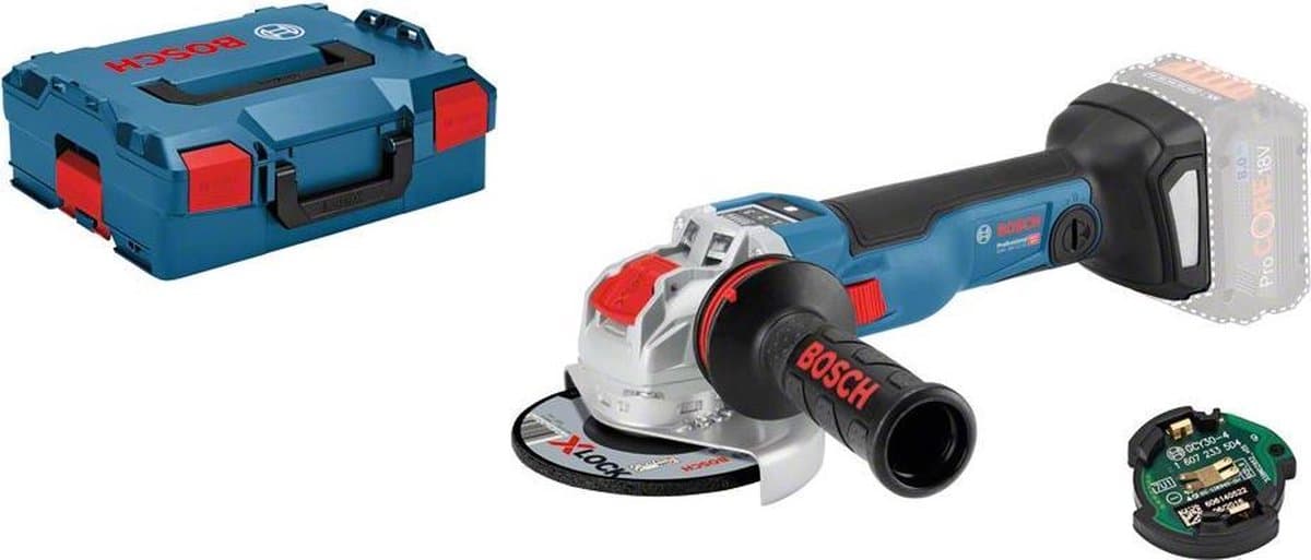Bosch draadloze haakse slijper GWX 18V-10 SC - 18 V, inclusief koffer