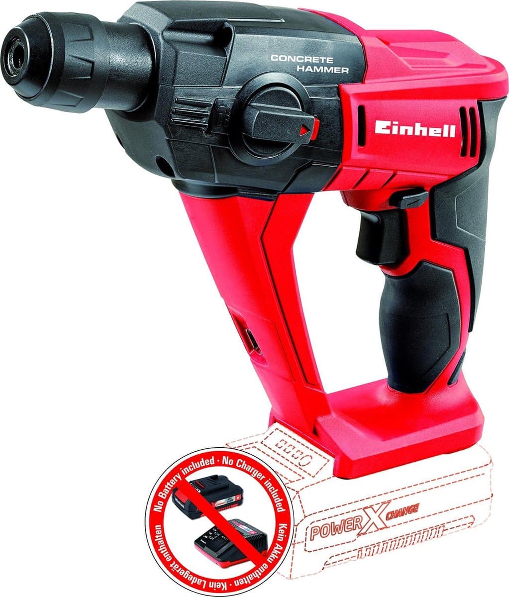 Einhell draadloze rotatiehamer TE-HD 18 Li-Solo - 18 V