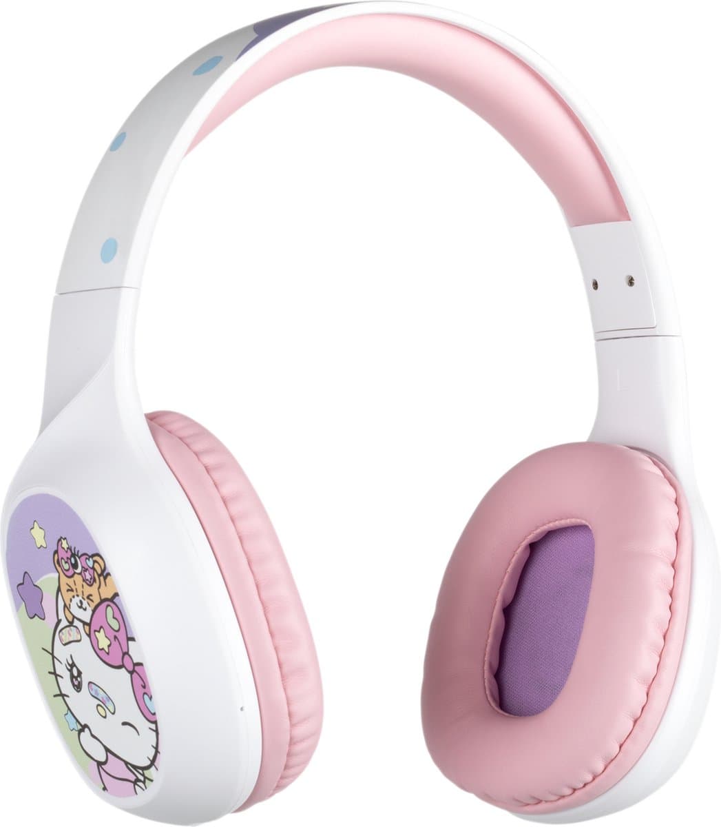 Hello Kitty draadloze over ear koptelefoon 30 uur speeltijd microfoon  bluetooth 5.3 verstelbaar