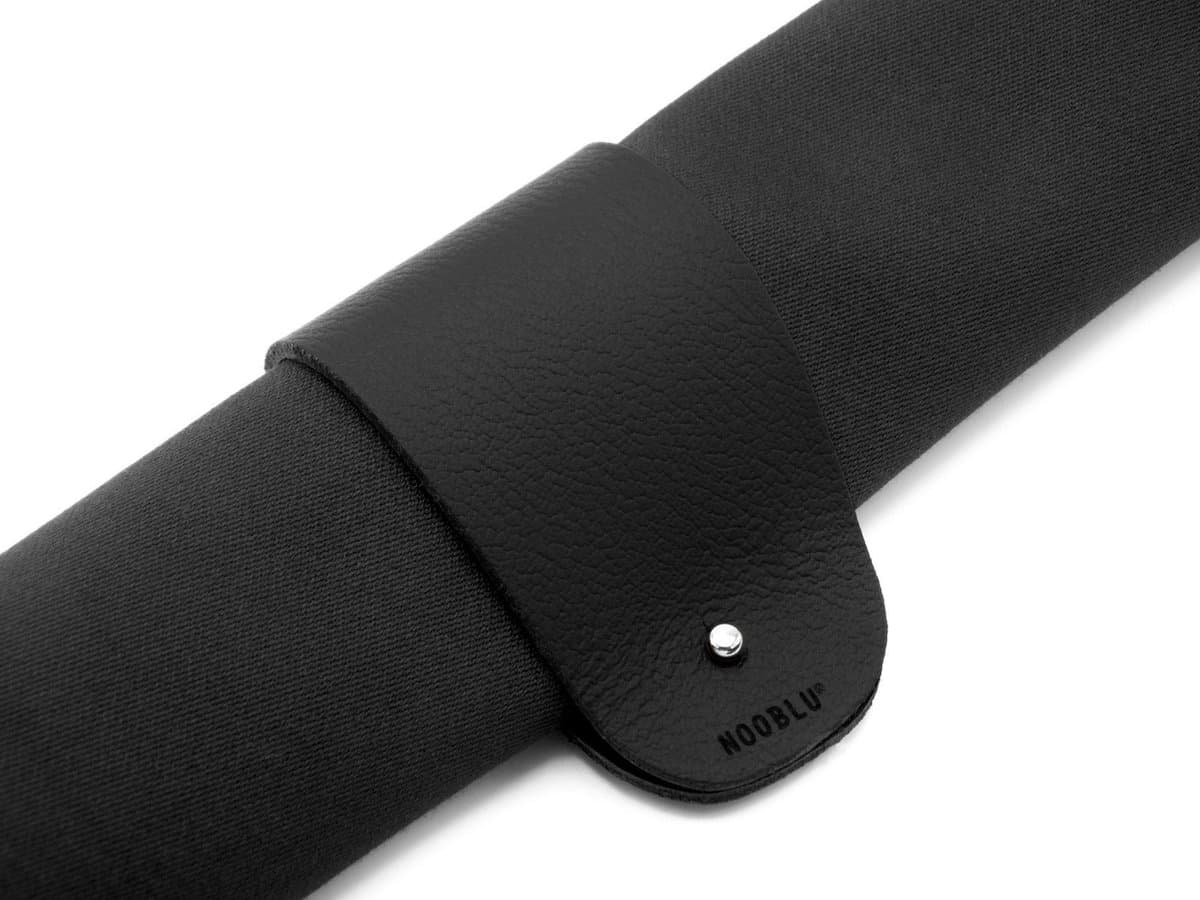 NOOBLU PEBL servetringen - Kleur: Midnight black, Aantal: set van 6