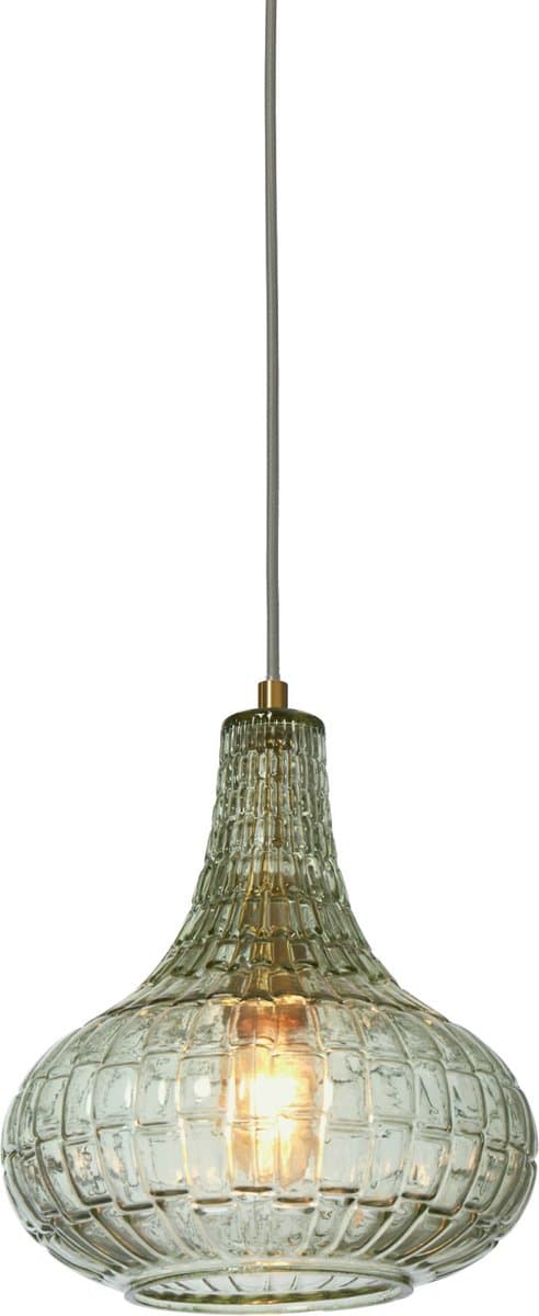 it's about RoMi Hanglamp Venice - Groen - 24x24x28cm - Modern - Hanglampen Eetkamer, Slaapkamer, Woonkamer
