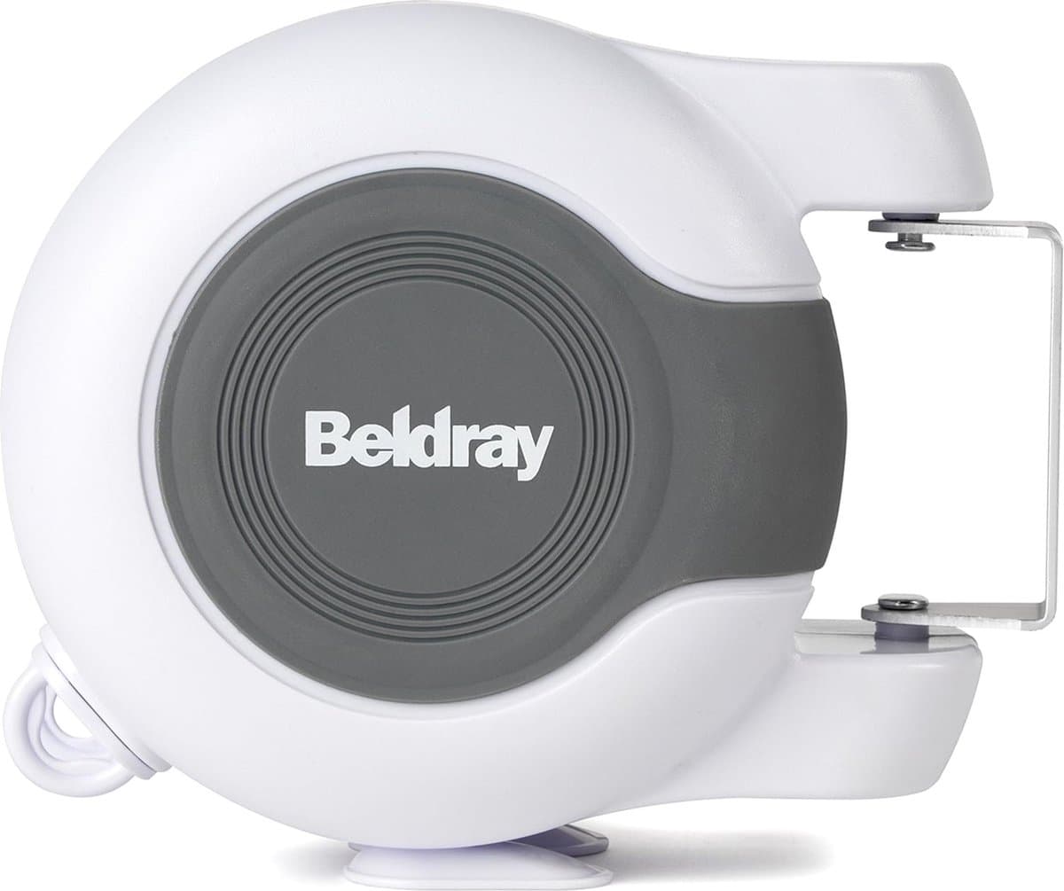 Uitschuifbare waslijn - 26 m waslijn voor binnen en buiten, droogrek voor badkamer, camping, tuin, reizen, intrekbare dubbele waslijn, flexibele roterende muurbevestiging