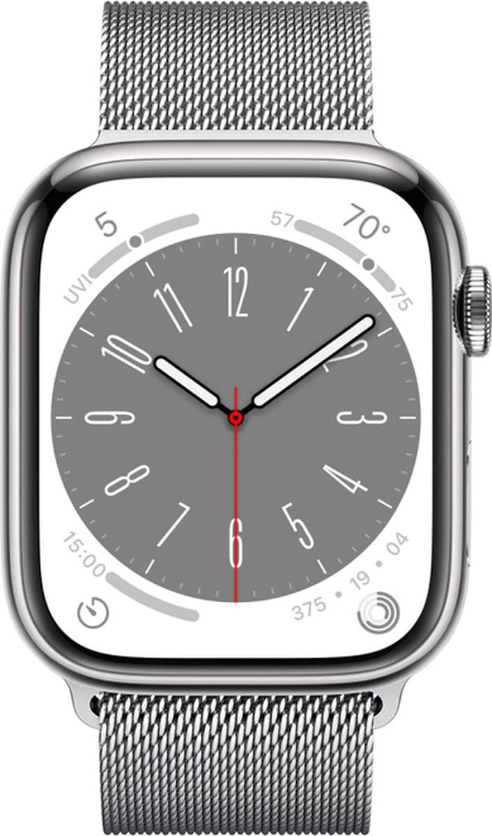 Apple Watch Series 8 Cellular 45 mm Silver/Stainless Steel