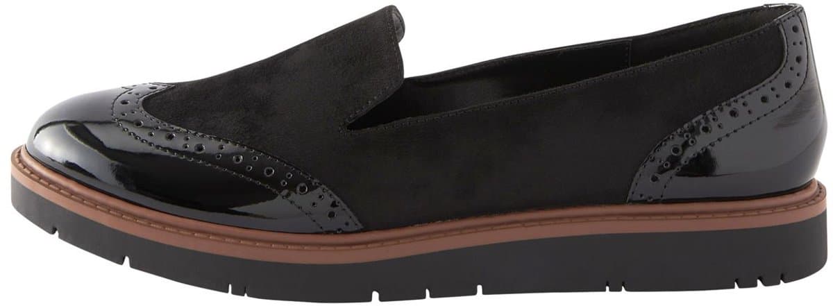 Next Forever Comfort® - Loafers met brogue-details en dikke zool