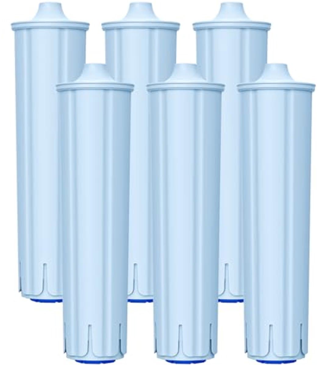 6 Stuks Universele Waterfilters voor Koffieautomaten - Compatibel Met Jura Blauw - Voor GIGA, IMPRESSA, ENA & Micro Series