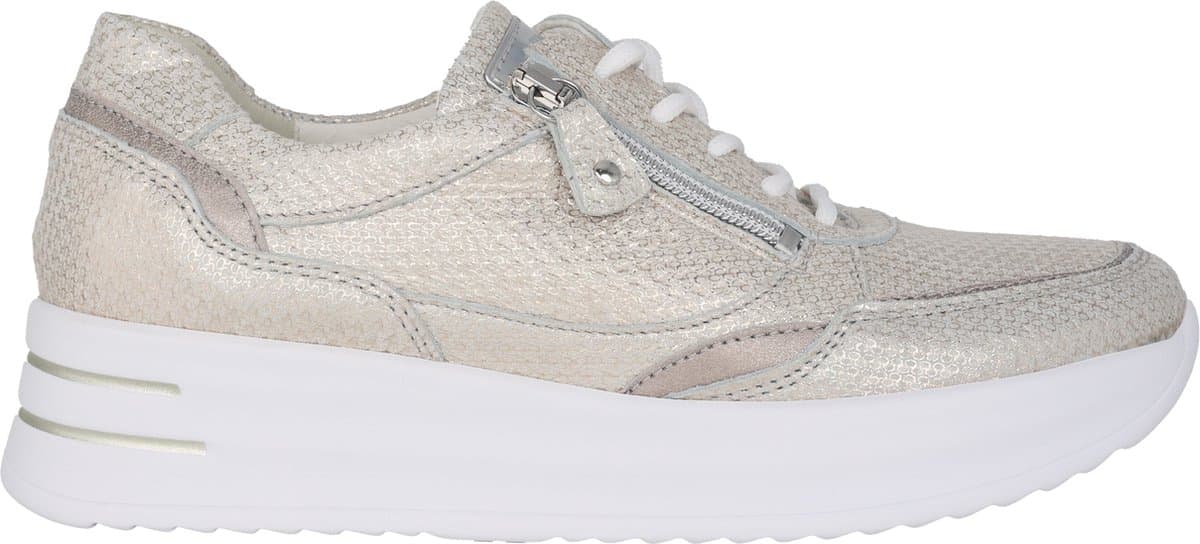 Waldläufer H-Arianna - dames sneaker - Zilver - maat 38 (EU) 5 (UK)
