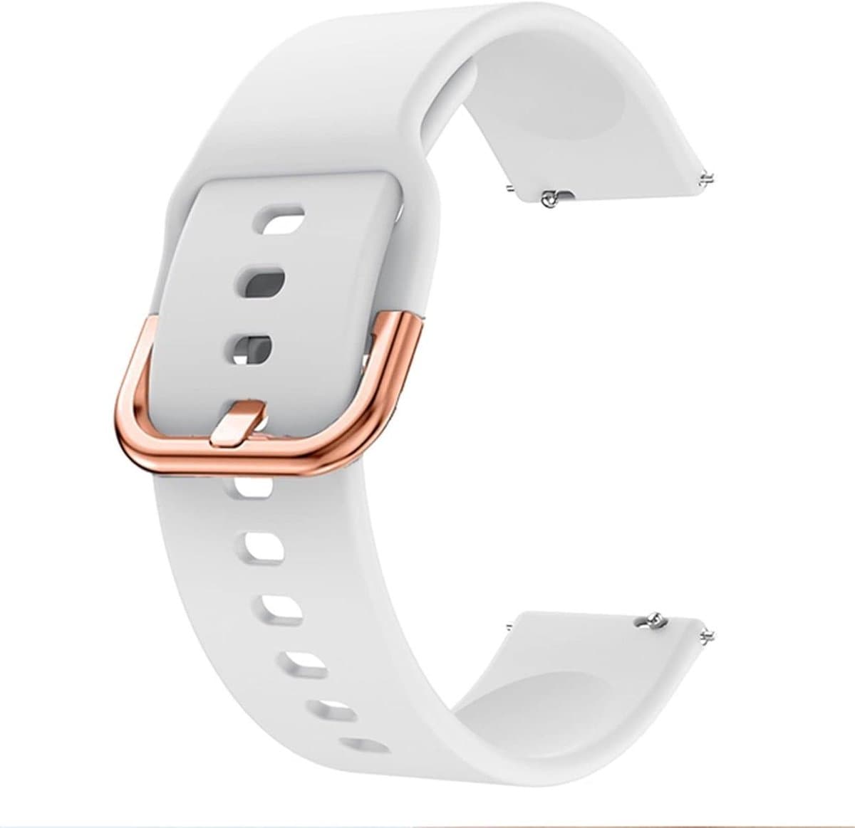 Sport Polsband - Horlogeband Siliconen - Polar Horloge - Verstelbare Lengte - 20mm - Agaat