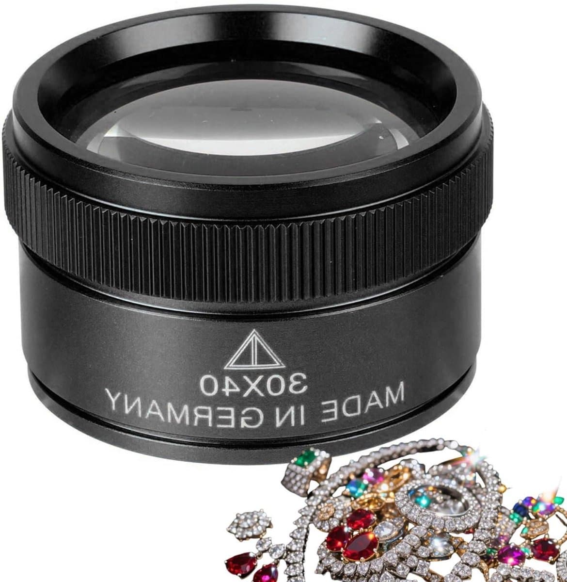 Vergrootglas - Inspectie Lens - Gedetailleerd Onderzoek - 30x Vergroting - 30 Stuks - Zwart