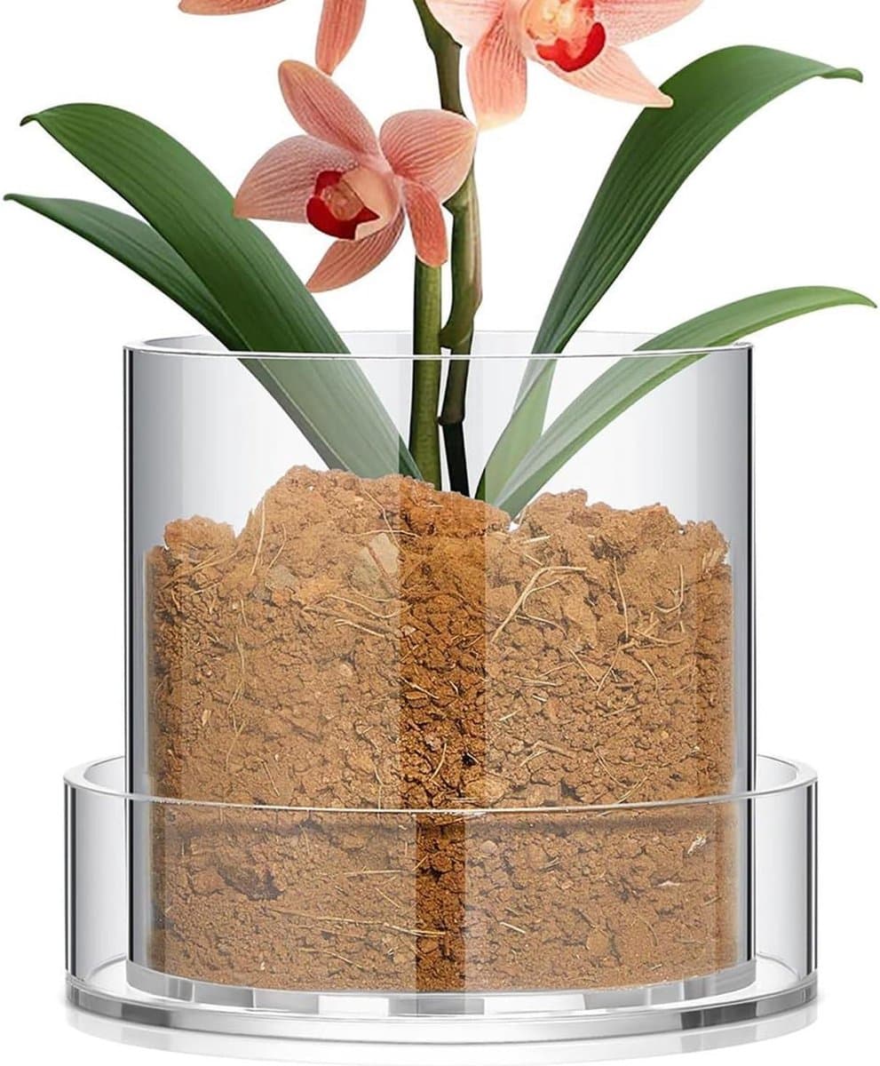 Transparante Kweekpotten - Doorzichtige Plantenbak - Planten Kweken - Verbeterde Luchtcirculatie - Verschillende Maten - Transparant