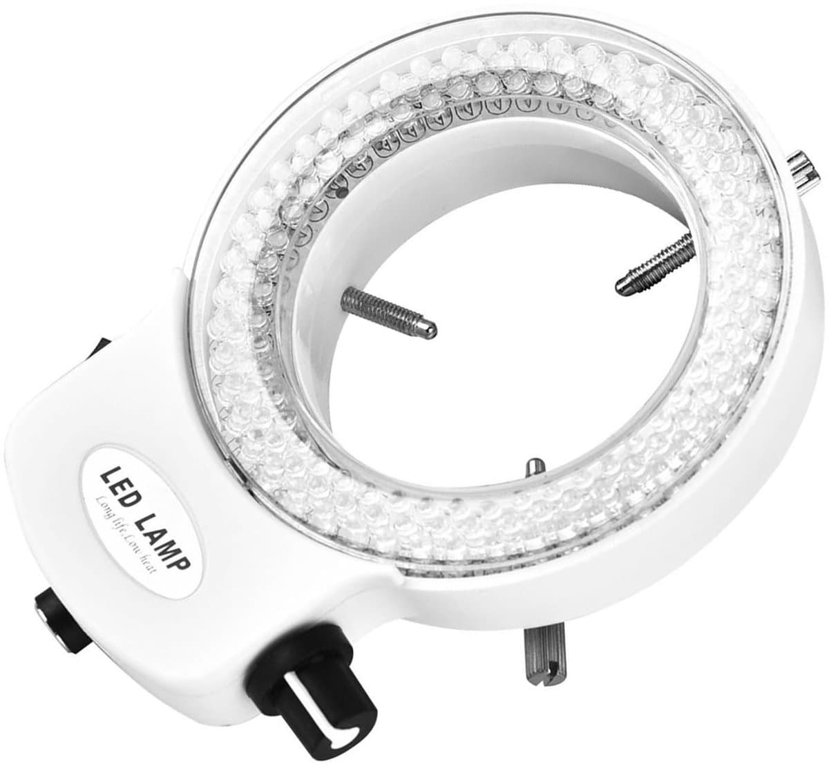 Dailygoody - LED-ringlichtlamp - Verstelbare Helderheid - Extra Verlichting - Compact Formaat - Microscooplichtbronnen - Ideaal voor Camera's - 144 LE...