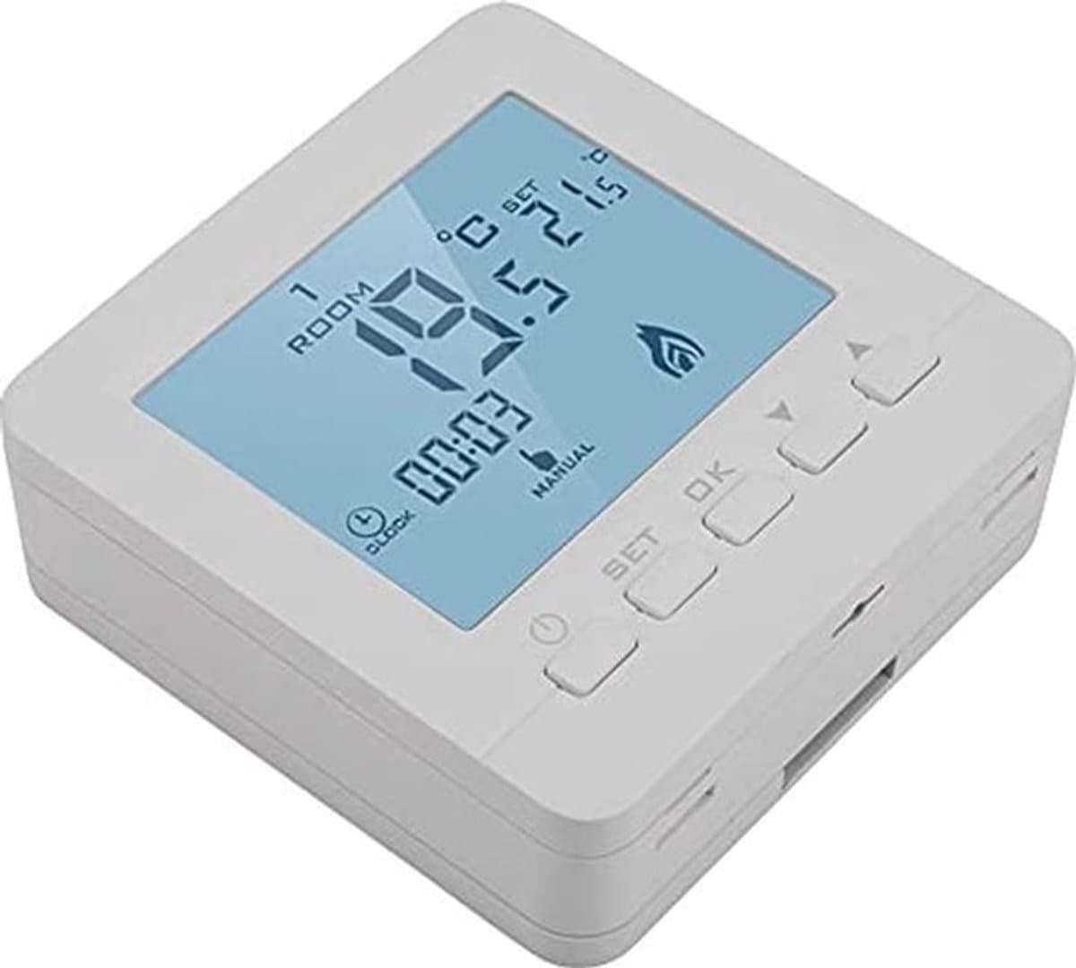 Digitale LCD-display thermostaat slimme temperatuurcontroller 5A verwarming digitale thermostaat heldere comfort programmeerbare versie met knop