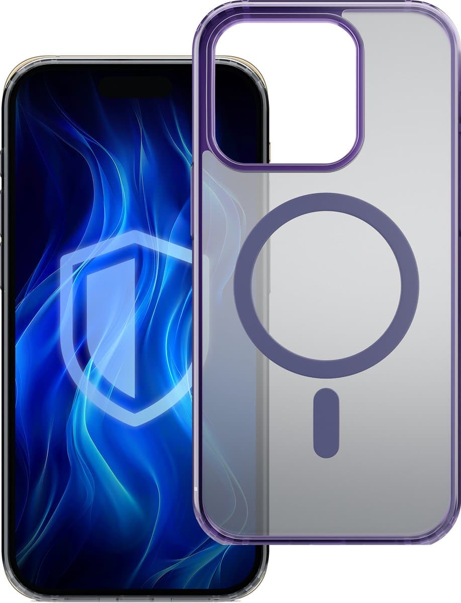 Apple iPhone 13 Pro - 3mk Frosty MagCase Paars