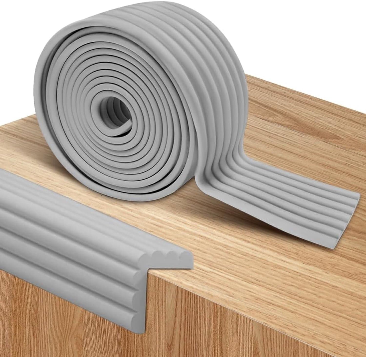 Baby Hoekbescherming en Randbescherming van Schuim, Zelfklevend, 2 Meter, Zachte Extra Brede Hoekbeschermers voor Tafel en Meubels, Veiligheid voor Kinderen