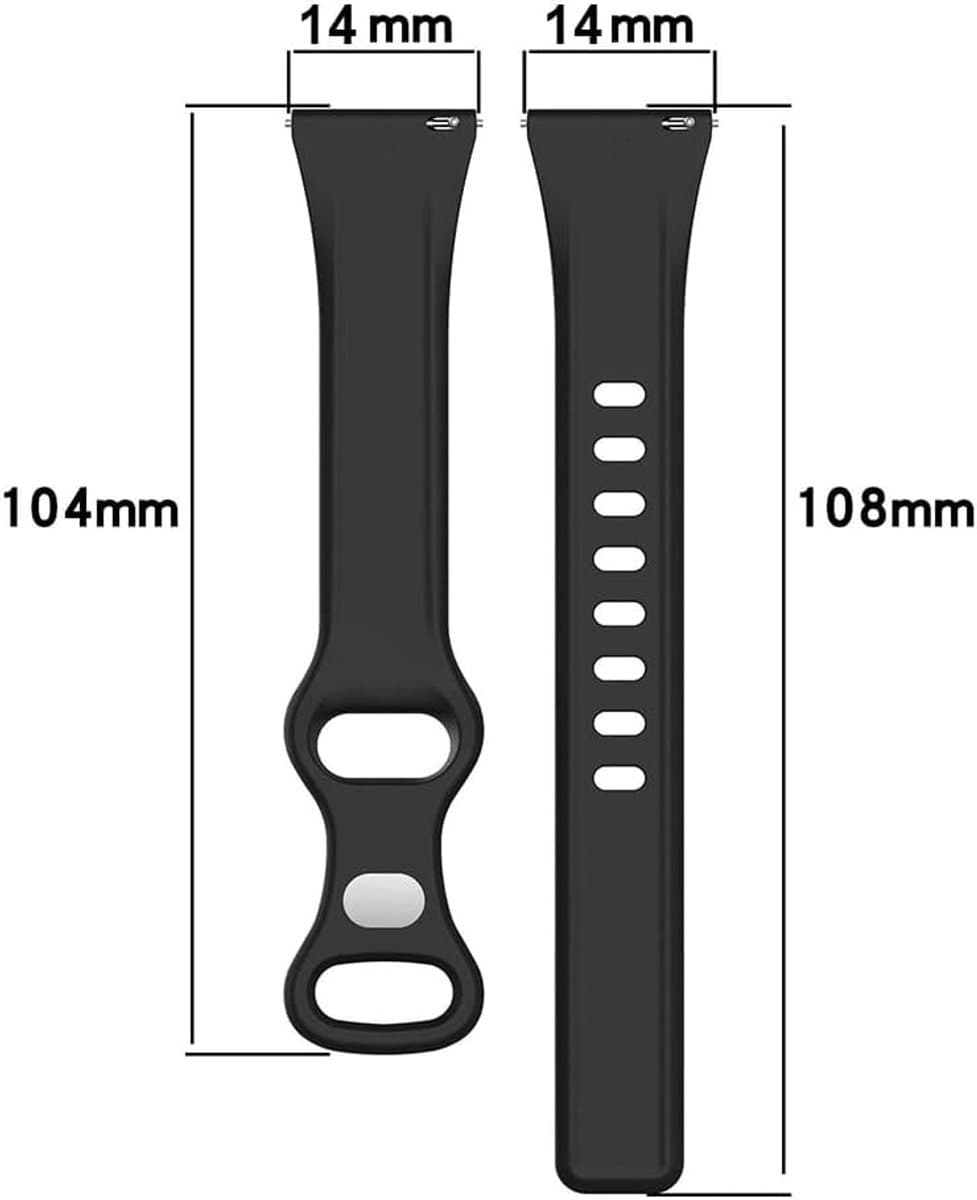 Sportieve Vervangband voor Garmin Lily 2 - 14mm Silicone Armband, Comfortabele en Duurzame Horlogeband voor Actieve Gebruik