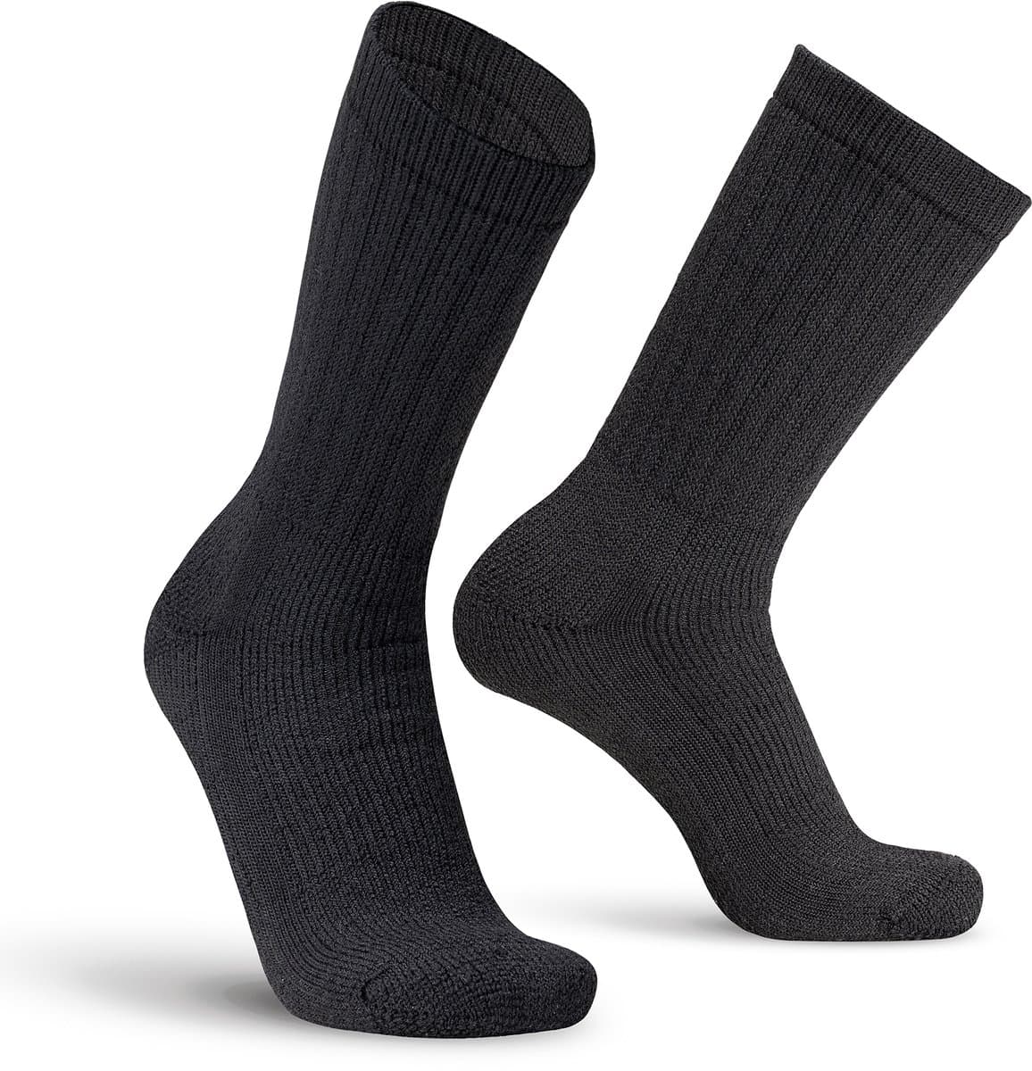 Worik - 2-Pack - Isolerende Halvehoge - Merino Thermo - Heren / Dames - zwart - 38-40 - MERH