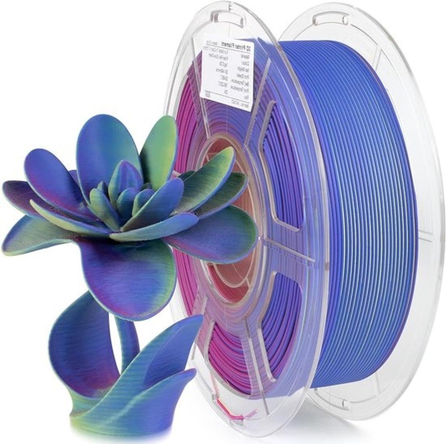 3D Print Filament - PLA Materiaal - Unieke Modellen Maken - Drie Kleuren Co-extrusie - 1 KG 175 mm
