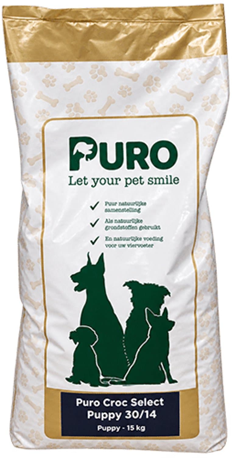 Puro Croc Select - Puppy 30/14 - Krokante hondenbrokken - 15 kg