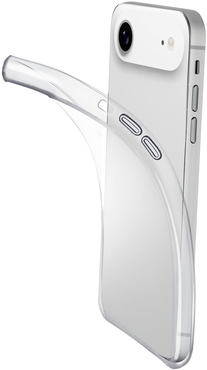Cellularline Fine Hoesje - Geschikt voor iPhone 17 Air - Ultradun & Transparant - Transparant