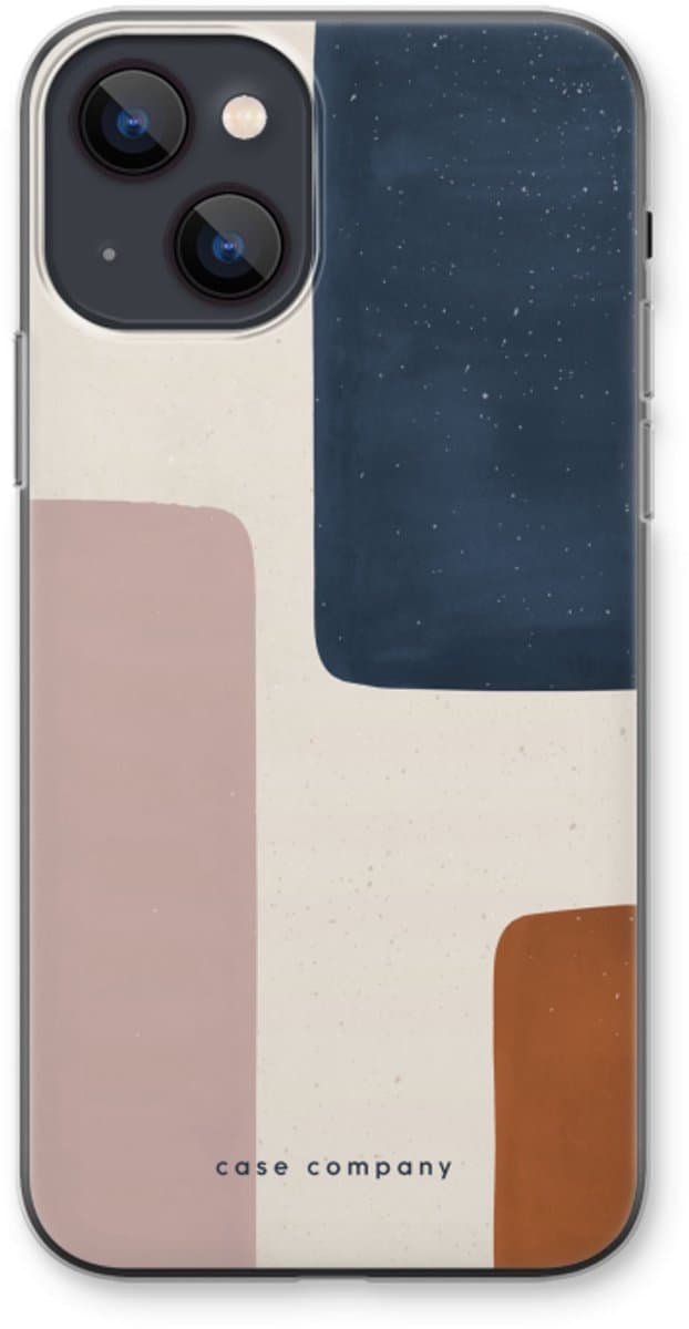 Case Company® - Hoesje geschikt voor iPhone 13 hoesje - Geo #5 - Soft Cover Telefoonhoesje - Bescherming aan alle Kanten en Schermrand
