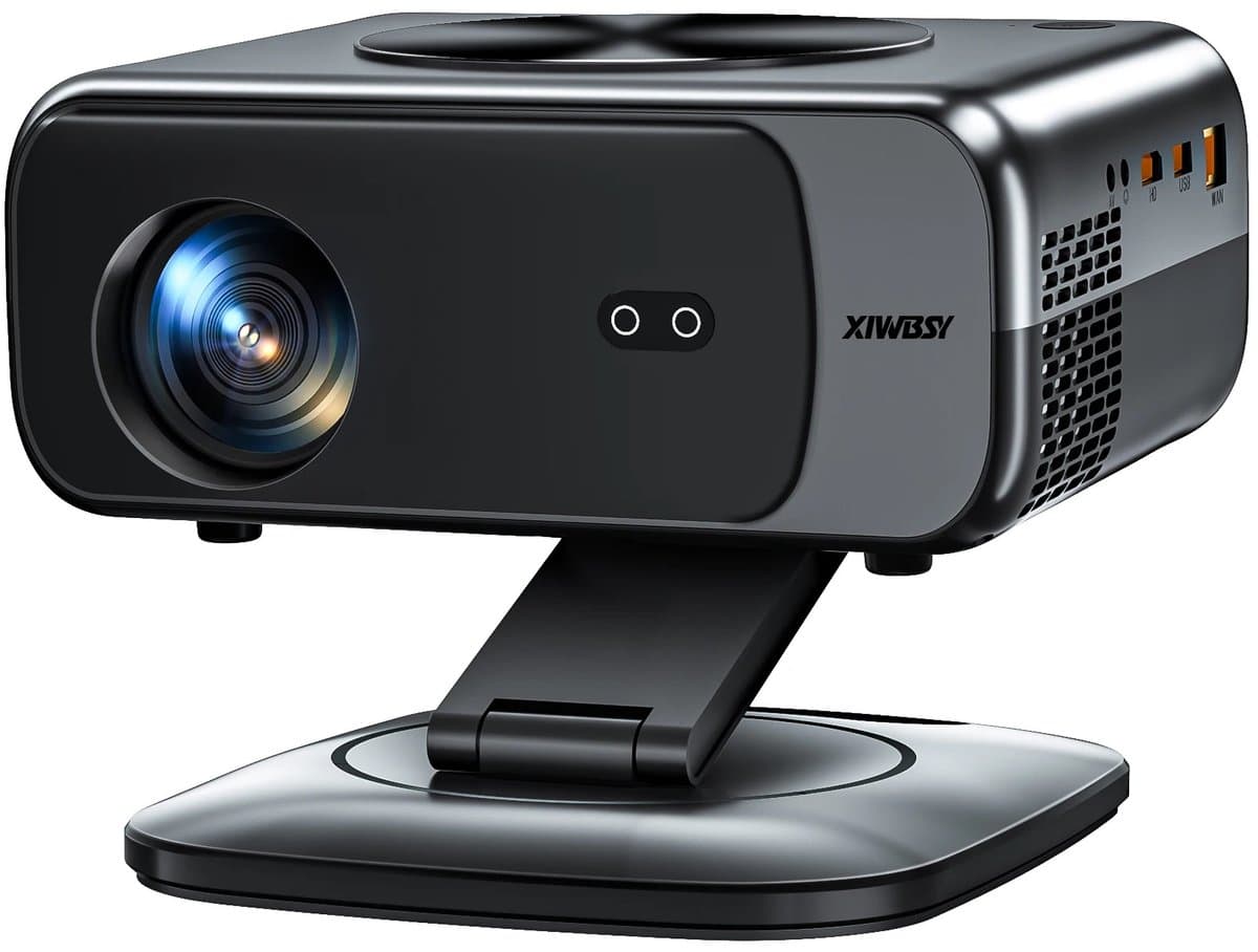 Archi Smart Projector – TV - Full HD 1080P – 800 ANSI – 4K/8K Ondersteuning – Android 12 – WiFi 6 & Bluetooth 5.3 – Autofocus – 64GB