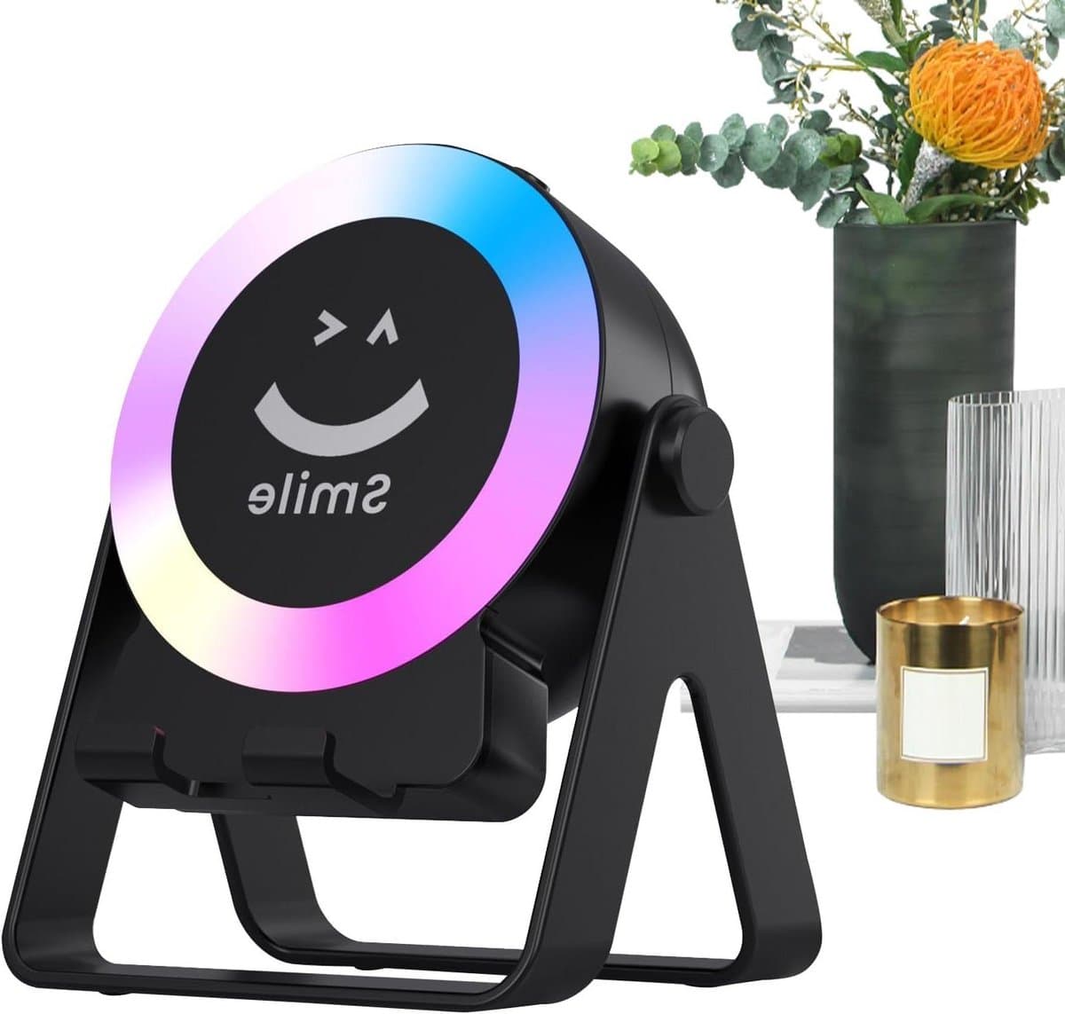 Draagbare Draadloze Speaker - Reis Speaker - Muziek Luisteren - Slimme Sensor - 14 x 9.5 cm - Zwart