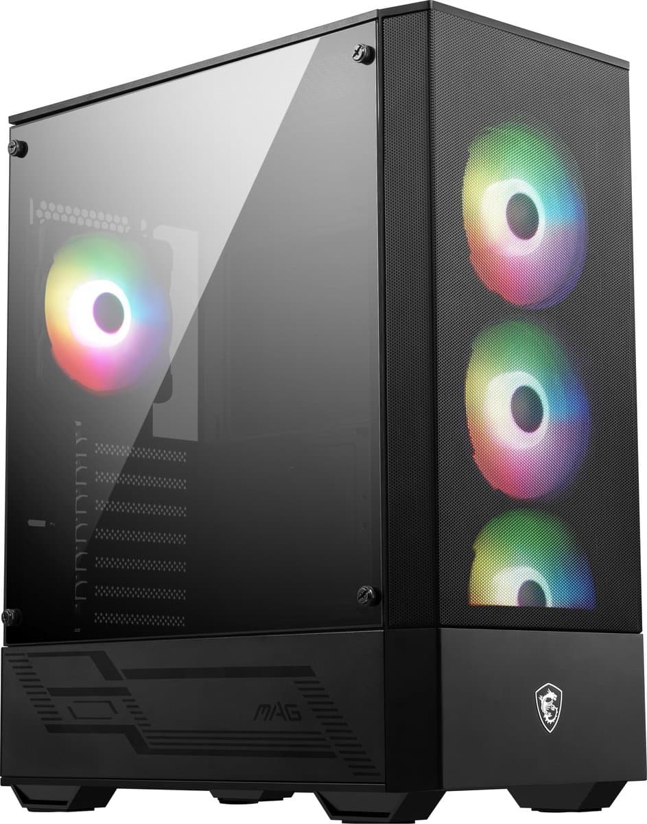 MSI MAG Forge 112R midi tower zwart, transparant