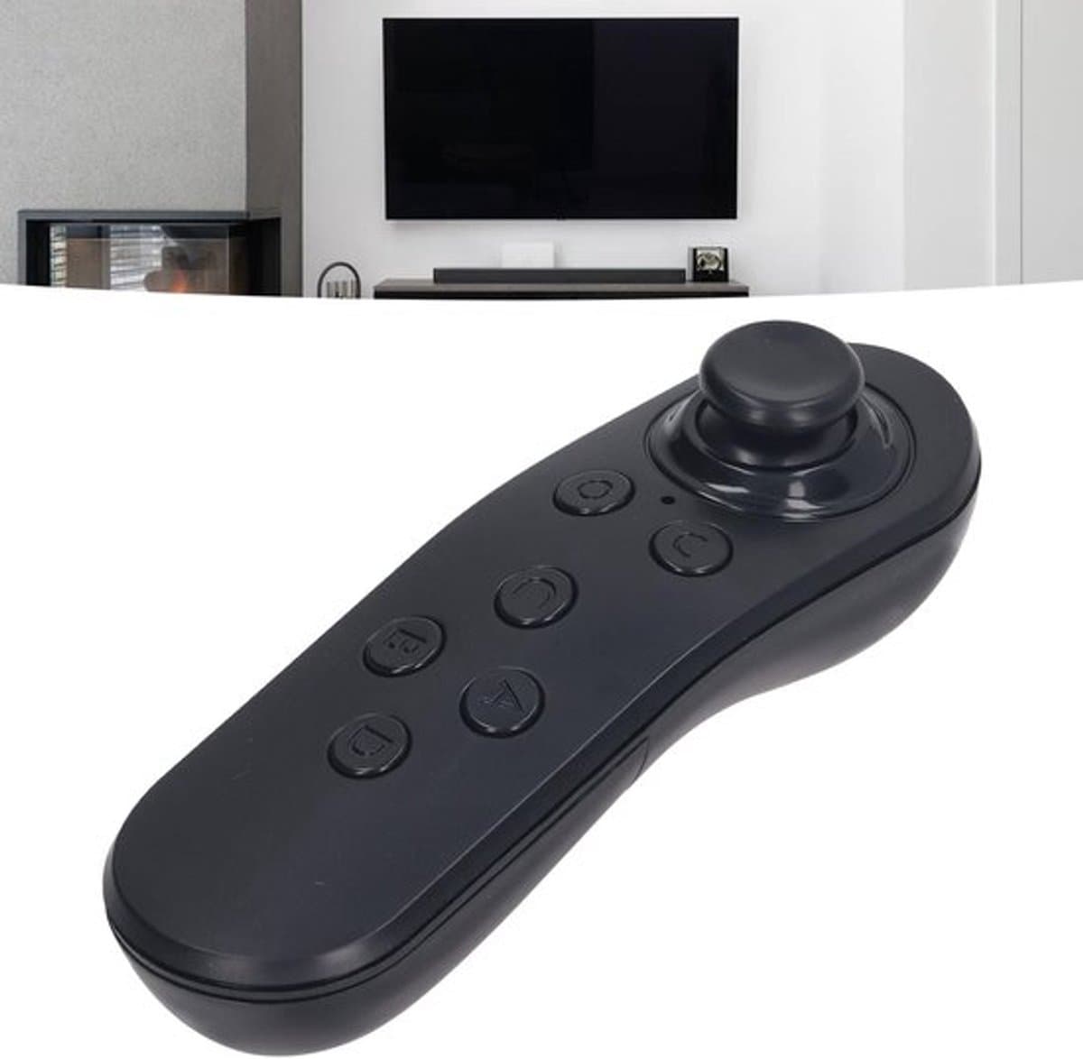 - VR-Gamepad - Draadloos gamecontroller - Voor iOS Android PC - Zwart - Bluetooth joystick - Geschikt voor VR-apps - 4 Modi