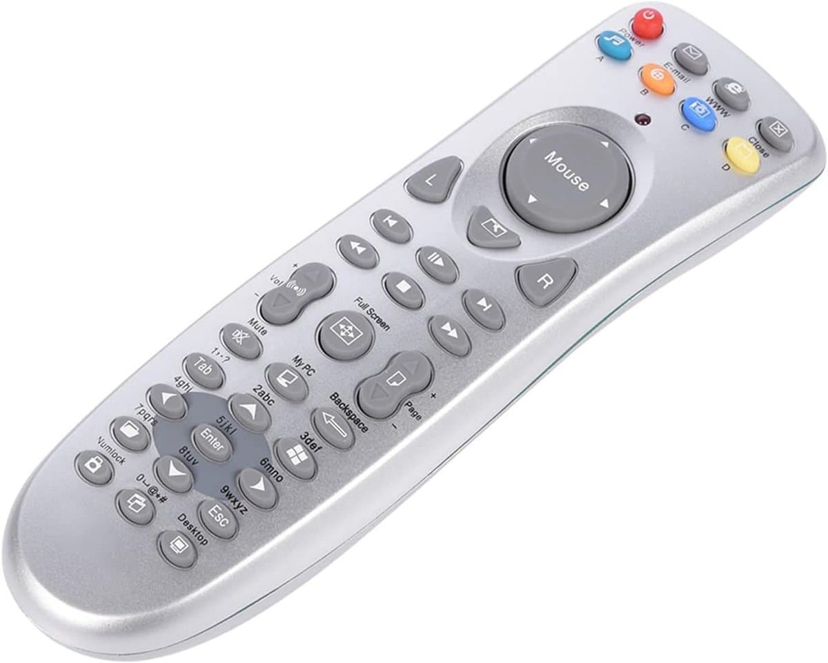 Draadloze Afstandsbediening - Media Controller - Films en Muziek - Met Muis Functionaliteit - 10 Meter Bereik - Zwart