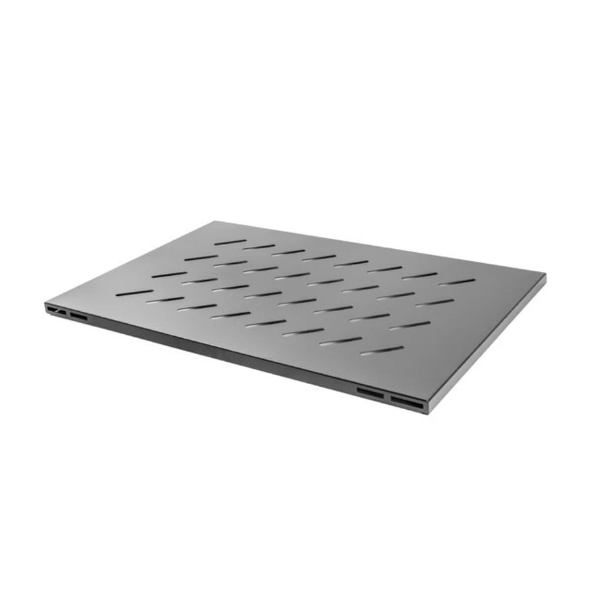 Lanberg - 19 Inch Open Rack Półka - 800MM - Zwart - 4-Punt Montage - 120kg Draagvermogen